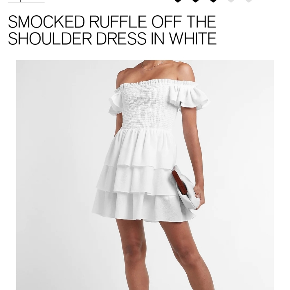 Express Ruffled Tiered Dress
